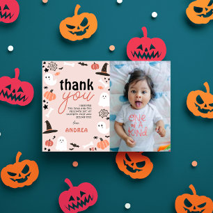 Tarjeta De Agradecimiento Little Boo está cumpliendo dos Cumpleaños 2 espelu