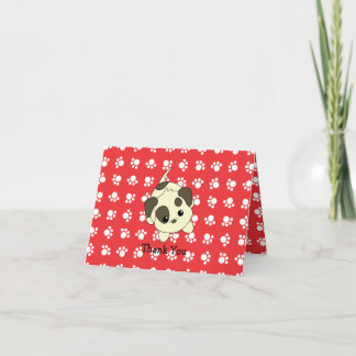 Tarjeta De Agradecimiento Little Dog Gracias