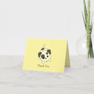 Tarjeta De Agradecimiento Little Dog Gracias