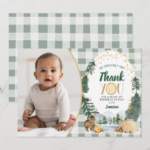 Tarjeta de agradecimiento Little Explorer