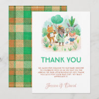 Little Explorer Forest Detective Boy Baby Shower