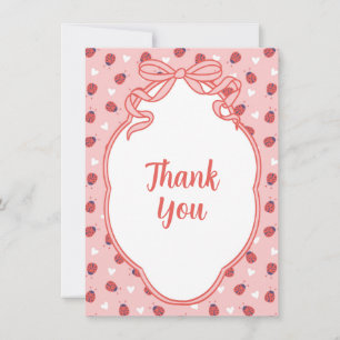 Tarjeta de agradecimiento Little Lady on the Way F