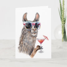 Llama de vacaciones linda