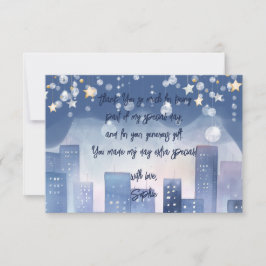 Tarjeta De Agradecimiento Llamada a todos los superhéroes cumpleaños de niño