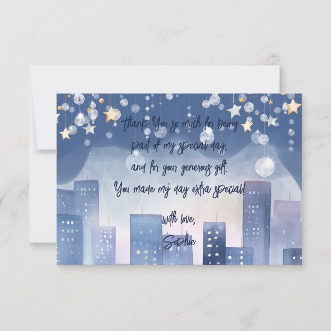 Tarjeta De Agradecimiento Llamada a todos los superhéroes cumpleaños de niño (Anverso)