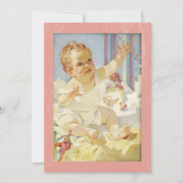 Tarjeta De Agradecimiento Llegar a un bebé para el artista de Momma Haddon S