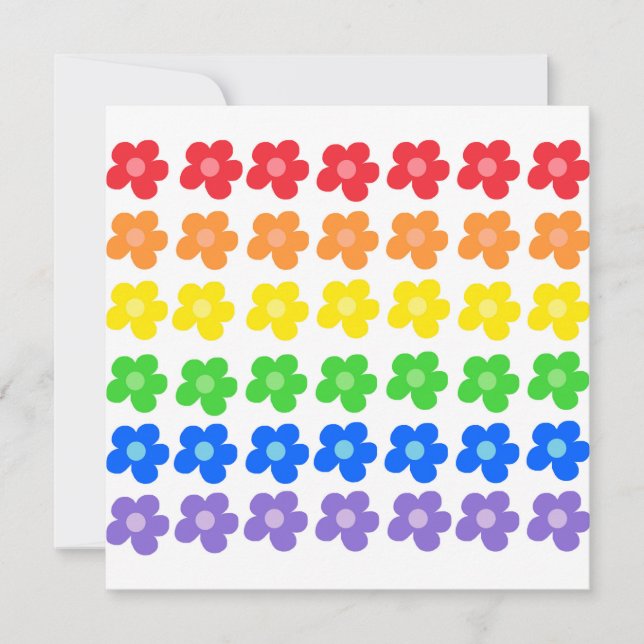 Tarjeta De Agradecimiento Lluvia arcoiris LGBT Orgullo gay Libertad e Iguald (Anverso)