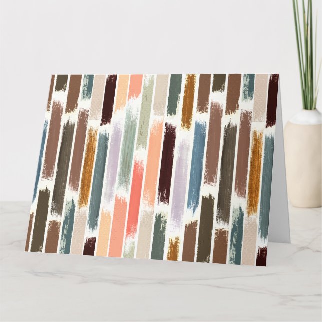 Tarjeta De Agradecimiento Lluvia de colores 2 (Anverso)