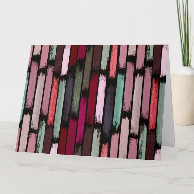 Tarjeta De Agradecimiento Lluvia de colores 3 (Anverso)