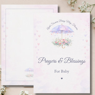 Tarjeta De Agradecimiento Lluvias de Abril Flores de Mayo Oraciones por Tarj