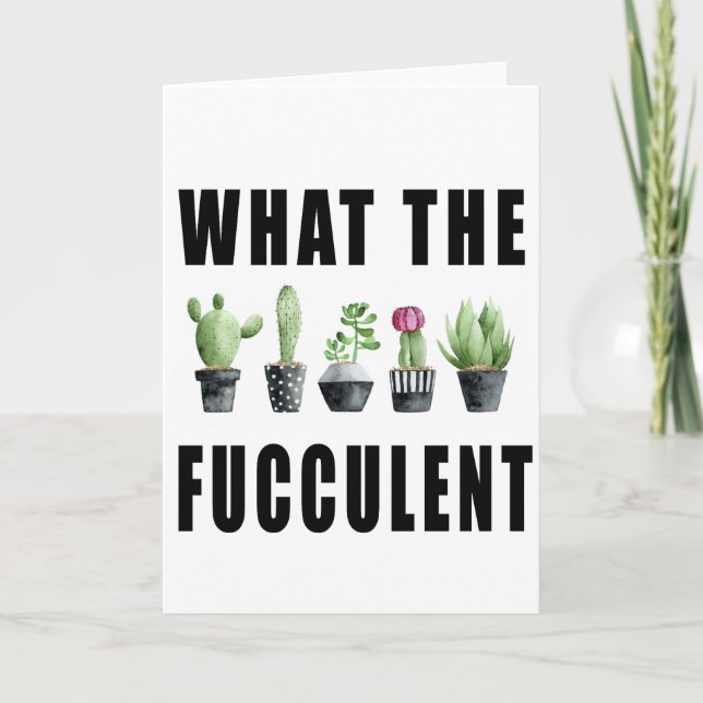 Tarjeta De Agradecimiento Lo Que El Fuculento Suculento (Anverso)