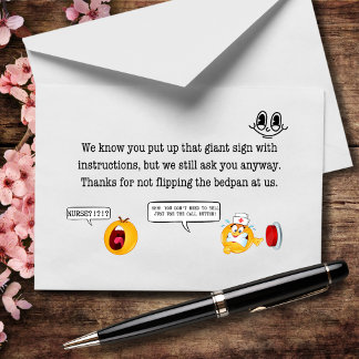 Tarjeta De Agradecimiento Lo siento, te llamamos en lugar de leer el Rótulo