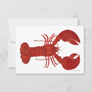 Tarjeta De Agradecimiento Lobo rojo