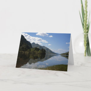Tarjeta De Agradecimiento Loch Shiel Scotland