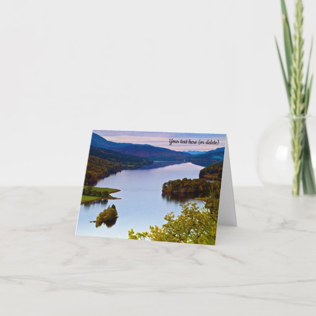 Tarjeta De Agradecimiento Loch Tummel, Queen's View Greeting card (Anverso)