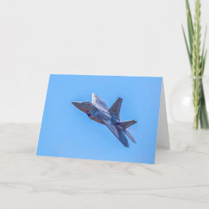 Tarjeta De Agradecimiento Lockheed Martin F-22A Raptor