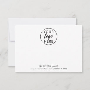 Tarjeta De Agradecimiento Logotipo de Empresa Profesional