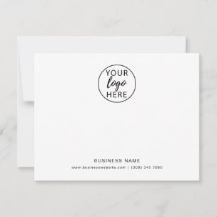 Tarjeta De Agradecimiento Logotipo de la empresa Profesional