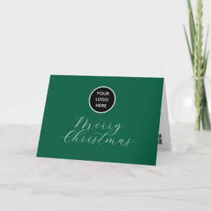 Tarjeta De Agradecimiento Logotipo empresarial corporativo moderno verde Nav