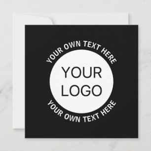 Tarjeta De Agradecimiento Logotipo empresarial o cualquier imagen y texto ed