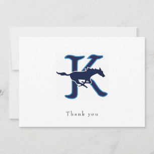 Tarjeta De Agradecimiento Logotipo horizontal 5 x 7