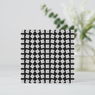 Tarjeta De Agradecimiento Logotipo o patrón de imagen único Negro (editabl