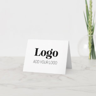 Tarjeta De Agradecimiento Logotipo personalizado moderno minimalista