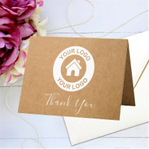 Logotipo y mensaje comercial personalizado doblado