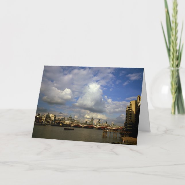 Tarjeta De Agradecimiento Londres en los años 90 (Anverso)