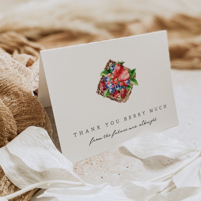 Tarjeta De Agradecimiento Los agricultores comercializan "Berry Many" Bridal (Subido por el creador)