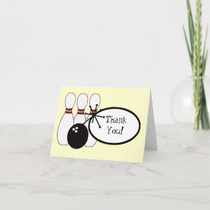 Tarjeta De Agradecimiento Los bolos amarillos del KRW le agradecen cardar