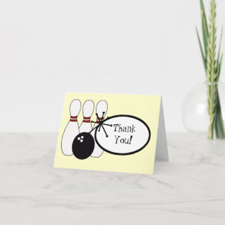 Tarjeta De Agradecimiento Los bolos amarillos del KRW le agradecen cardar