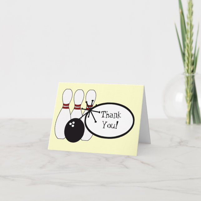 Tarjeta De Agradecimiento Los bolos amarillos del KRW le agradecen cardar (Anverso)