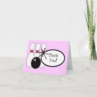 Tarjeta De Agradecimiento Los bolos rosados del KRW le agradecen cardar