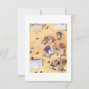 Tarjeta De Agradecimiento Los camellos 🐪