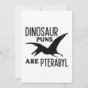 Tarjeta De Agradecimiento Los chistes de dinosaurios son pterabyl