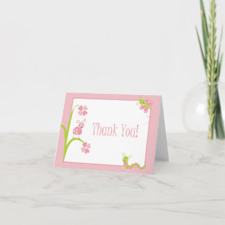 Tarjeta De Agradecimiento Los insectos adorables del bebé le agradecen