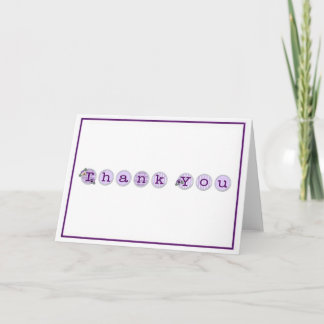Tarjeta De Agradecimiento Los KRW le agradecen - los pensamientos