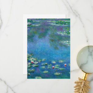 Tarjeta De Agradecimiento Los lirios de agua de Claude Monet