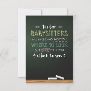 Tarjeta De Agradecimiento Los mejores bebés