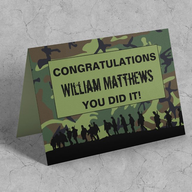 Tarjeta De Agradecimiento Los militares rechazan las felicitaciones (Subido por el creador)