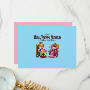Tarjeta De Agradecimiento Los Monarcas Reales Pawsome