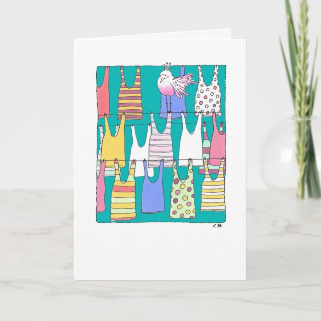 Tarjeta De Agradecimiento Los "muchos tanques" le agradecen cardar (Anverso)