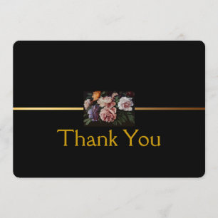 Tarjeta De Agradecimiento Los Peonies que pintan la condolencia 2 le