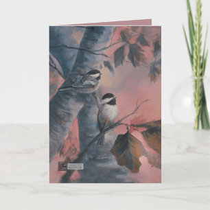 Tarjeta De Agradecimiento Los pollos de la abuela