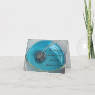 Tarjeta De Agradecimiento Los químicos le agradecen cardar (V. II)