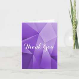 Tarjeta De Agradecimiento Los tonos Amethyst de la joya le agradecen cardar
