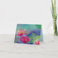 Los waterlilies de la charca de las flores de
