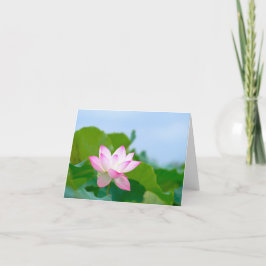 Tarjeta De Agradecimiento Lotus All Ochase Notecard