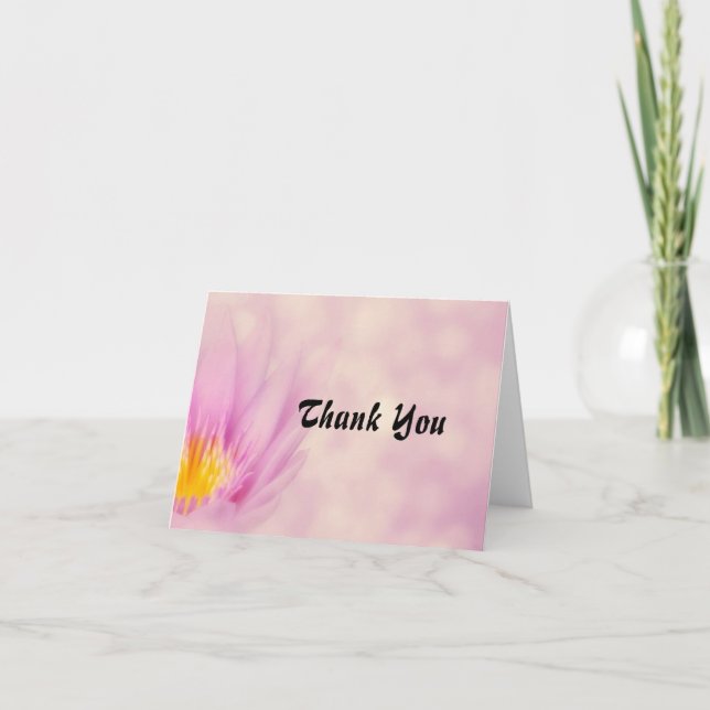 Tarjeta De Agradecimiento Lotus All Ochase Notecard (Anverso)